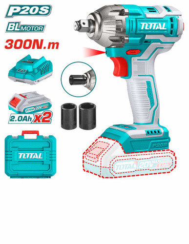 بکس شارژی 300 نیوتون توتال مدل TIWLI2038