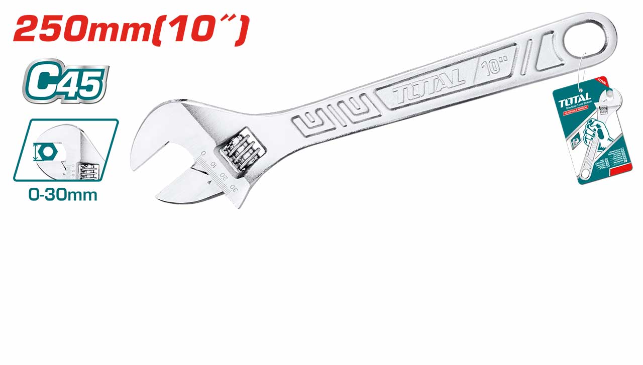 آچار فرانسه 10 اینچ توتال مدل THT10103