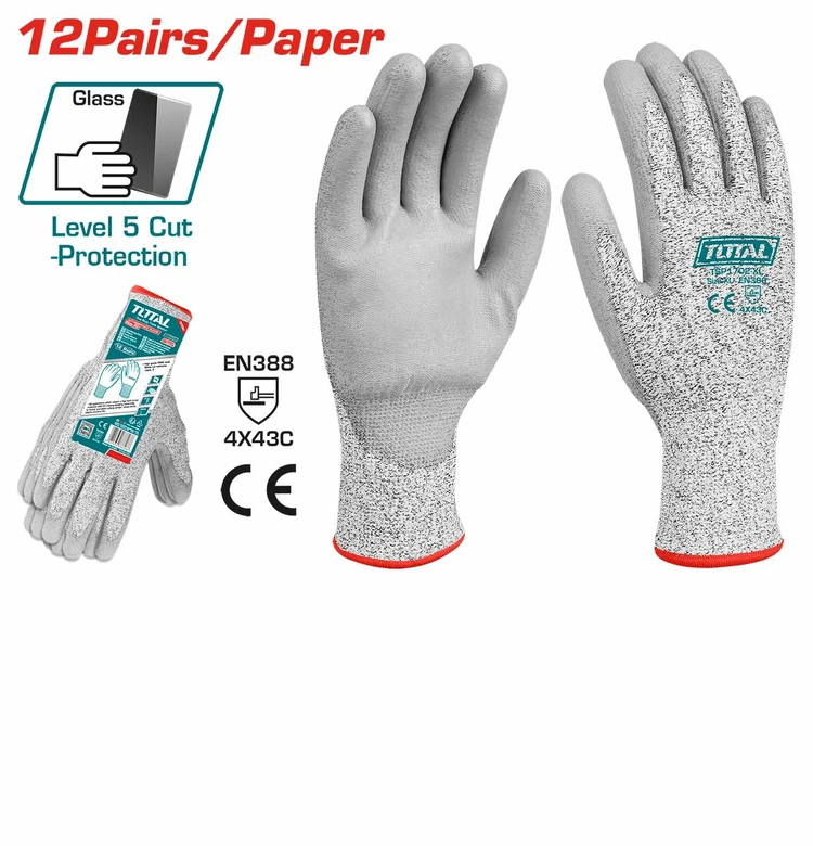 دستکش ضدبرش توتال مدل TSP1702-XL