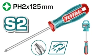 پیچ گوشتی توتال چهارسو 125 میلیمتری