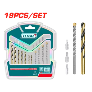 ست مته توتال 19 عددی مدل TACSDB1901