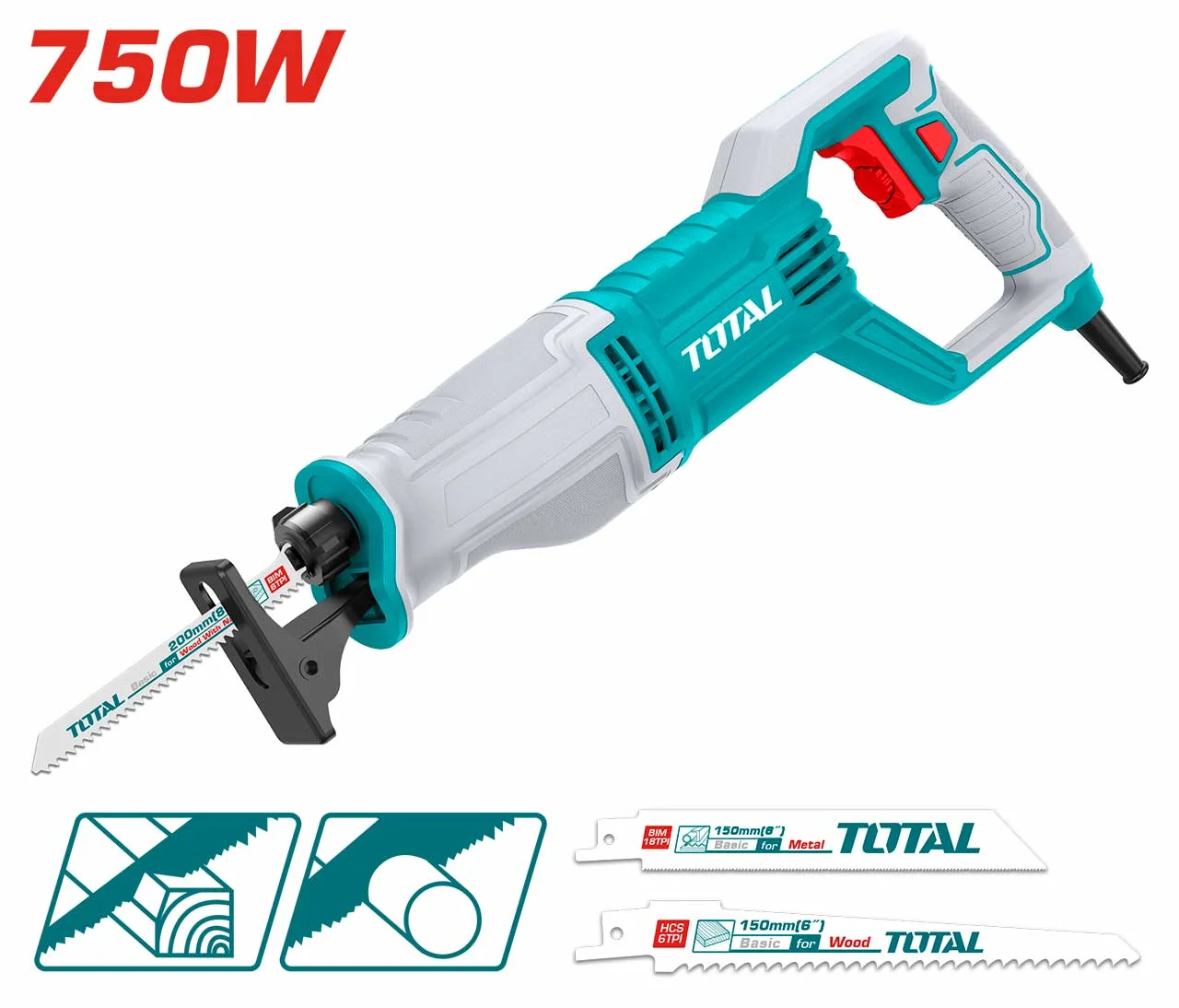 TS100756 افقی بر توتال 750 وات مدل TS100756