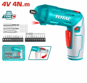 پیچگوشتی شارژی توتال کمرشکن 4 ولت مدل TSDLI04425