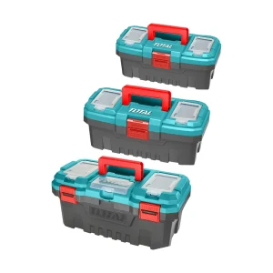 جعبه ابزار پلاستیکی توتال 3 عددی مدل TPBXK0031