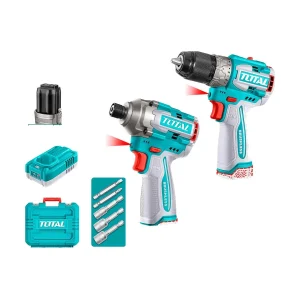 کیت دوقلو شارژی توتال دریل و امپکت مدل TOSLI240968