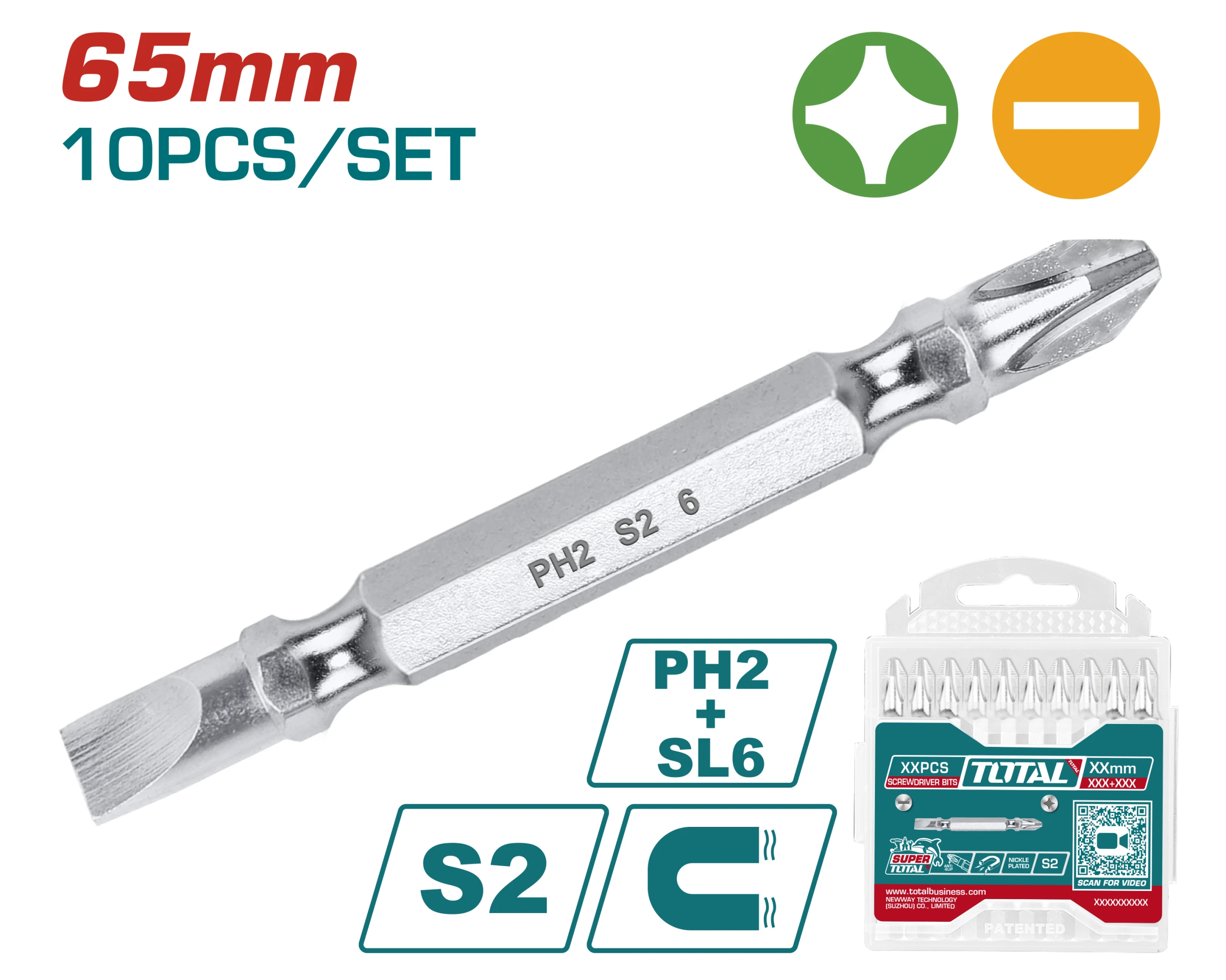 TAC16HL133-scaled بیت دوسر توتال بسته 10 عددی مدل TAC16HL133