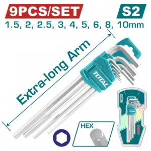 آلن توتال 9 عددی دسته بلند مدل THT106192