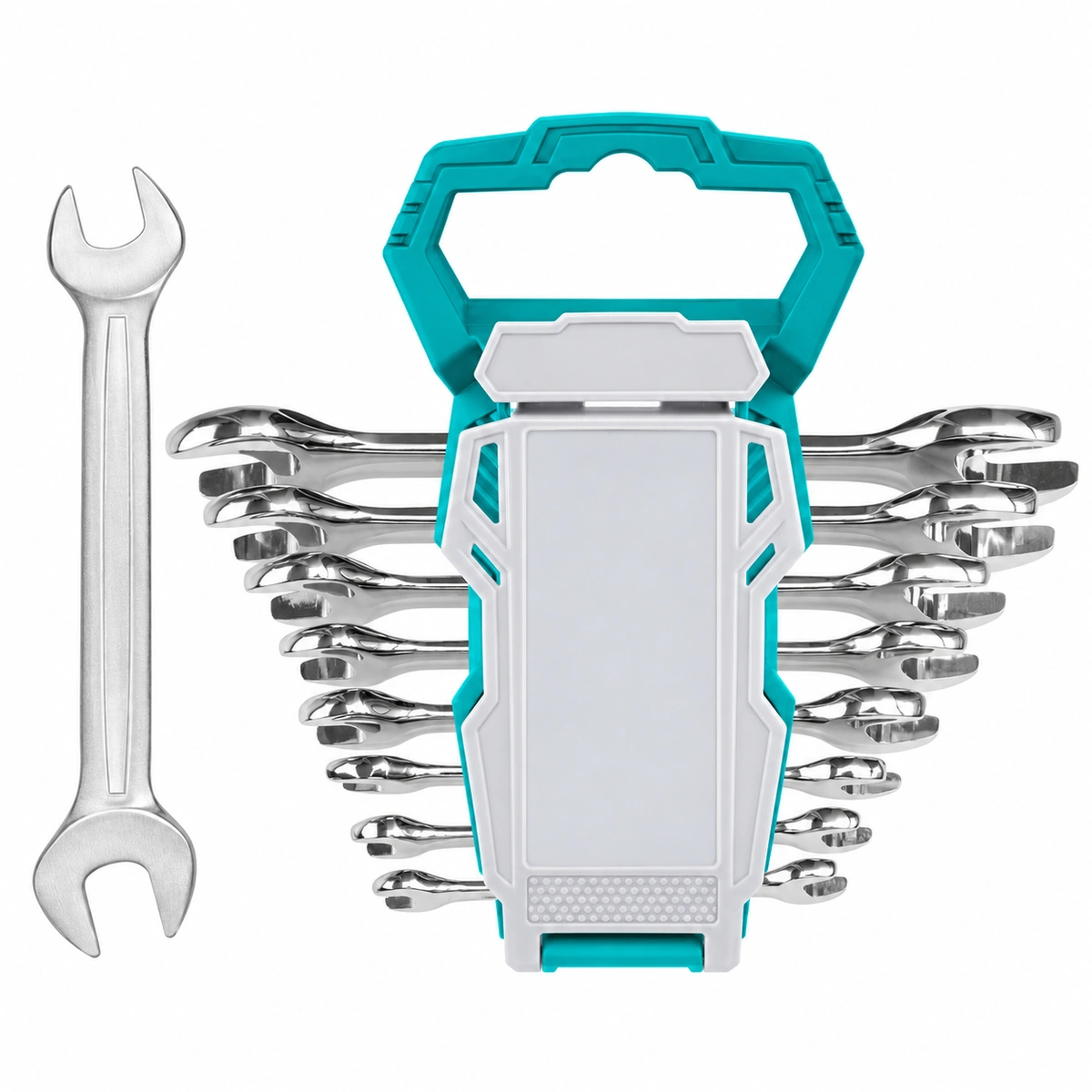 double-open-end-spanner-set-1200 ست آچار دو سر تخت توتال ۸ عددی مدل THT102386
